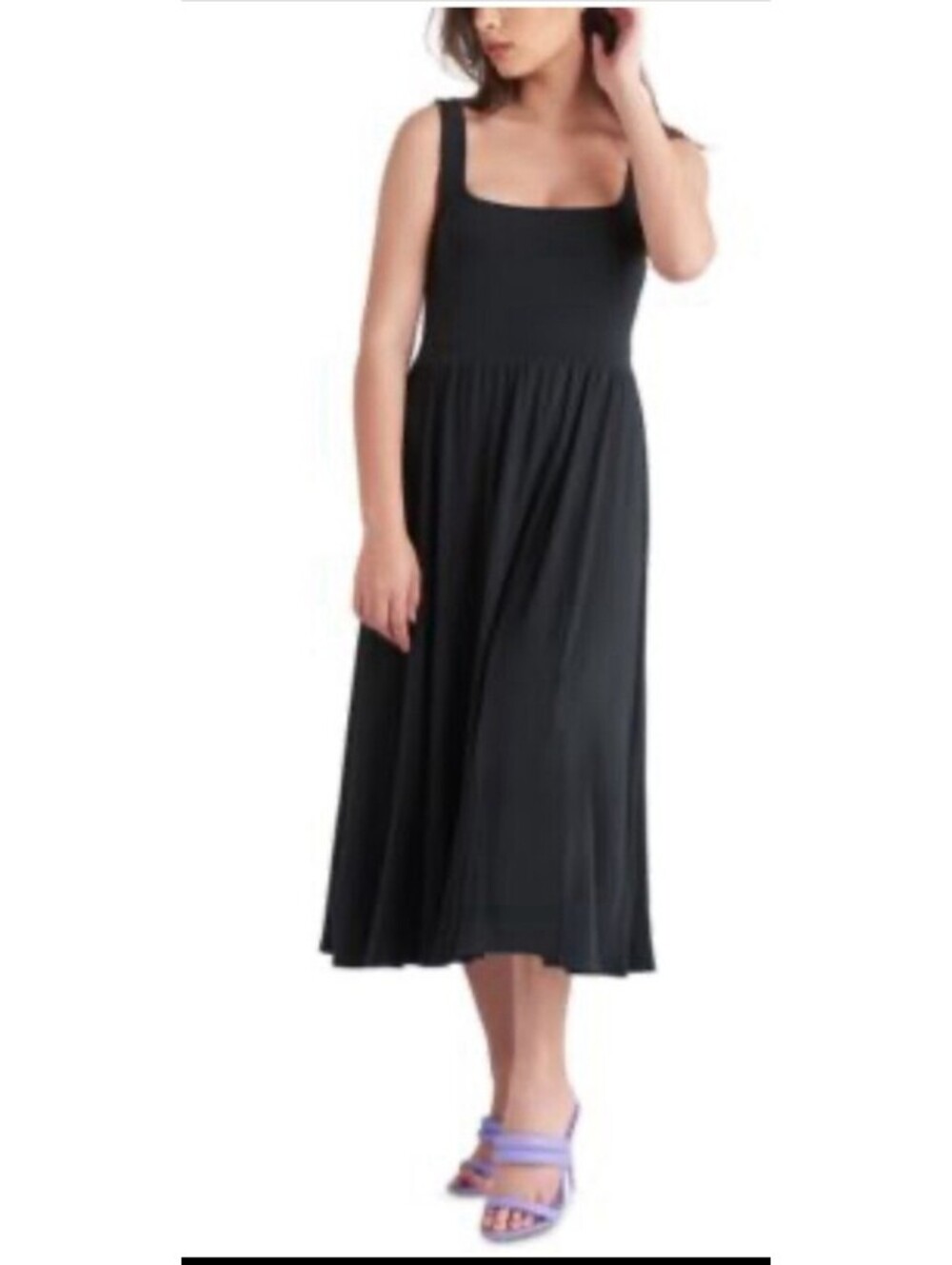 Black tape black dress